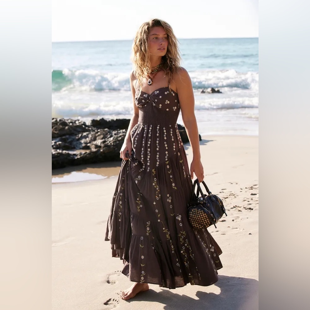 Free people daisy chain maxi dress
